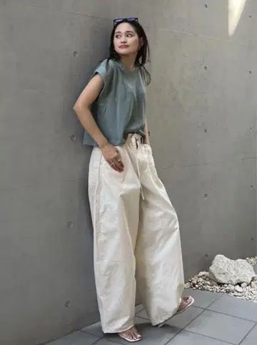 새상품 ALEXIA STAM x Lee WidePainterPants M