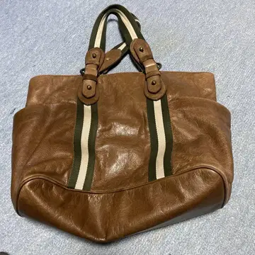 BALLY 브라운 토트백