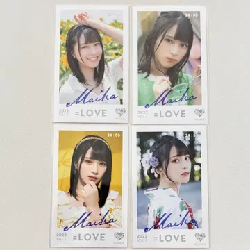 =LOVE 이코러브 사사키 마이카 미니 포토 카드 Vol.1