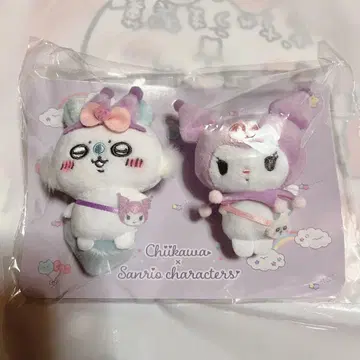 치이카와 (먼작귀) 산리오 쿠로미 모몽가 페어 브로치