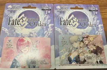 Fate/Grand Order 기프트 카드 2종 사용 완료 [잔액 없음]