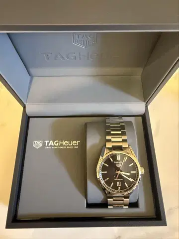 태그호이어 까레라 데이트 오토매틱, 39mm, 스틸
