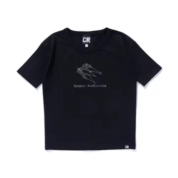 CLAW RHINESTONE TIGHT TEE BLACK CR t 셔츠
