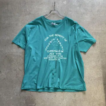 1990's Hanes 프린트 Tee 싱글 스티치