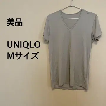 [새상품급] UNIQLO/남성용 셔츠/이너 셔츠/베이지/무지/심플