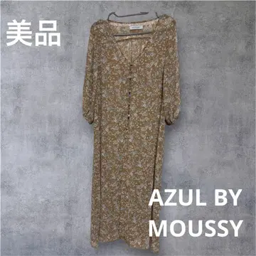 AZUL BY MOUSSY 플라워 프린트 롱 원피스 M