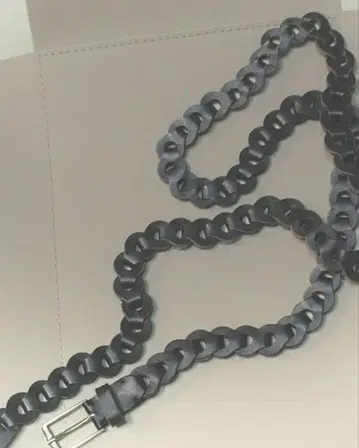 Llife LEATHER CHAIN BELT 콜블랙 프리 사이즈