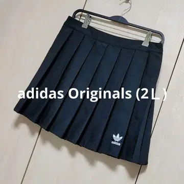 adidas 아디다스 블랙 플리츠 스커트 블랙 빅 사이즈