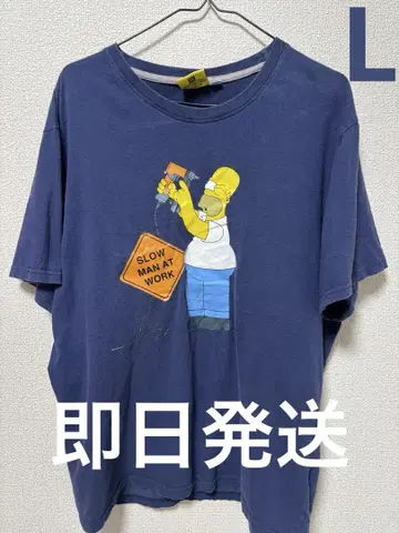 심슨 빈티지 T셔츠 구제 의류