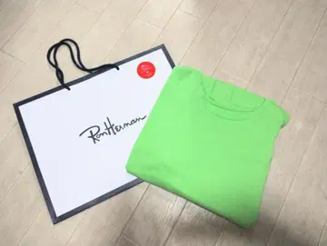 Rottman 형광 그린 반팔 티셔츠