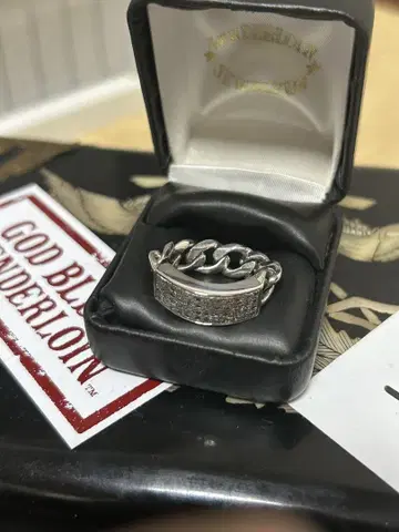 텐더로인 T-ID RING SILVER/STONE 반지 다이아