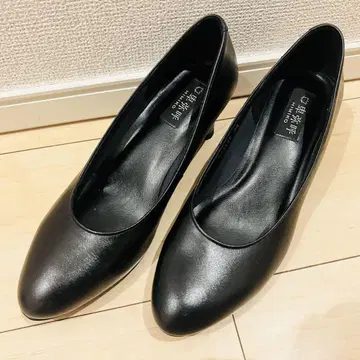 [수회 사용 정도] 히미코 HIMIKO 펌프스 가죽 블랙 관혼상제