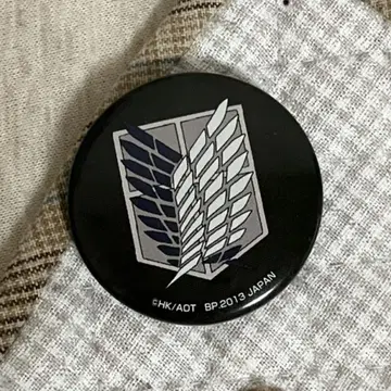 진격의 거인 캔뱃지 조사병단 자유의 날개
