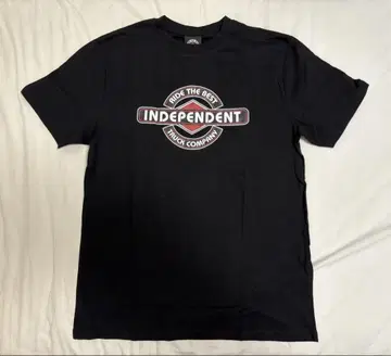 INDEPENDENT 블랙 로고 T셔츠