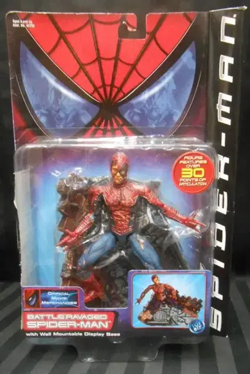 TOYBIZ SERIES 1 BATTLE RAVAGED 스파이더맨 6인치