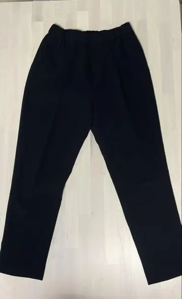 ROPE 테이퍼드 팬츠 BLACK SIZE 38
