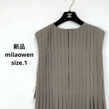 새상품 milaowen 플리츠 원피스