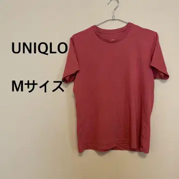 UNIQLO/남성용 셔츠/반팔 셔츠/오렌지/무지/심플