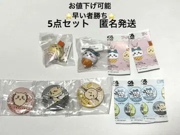 치이카와 쿠라스시 빘쿠랏퐁 피규어 토끼 하치와레 포함 [ 5세트 ]