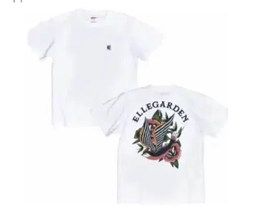 ELLEGARDEN T셔츠 XXL 화이트 swallow 미개봉 새상품