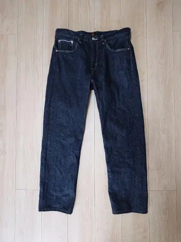 EDWIN 505ZX 루즈 스트레이트 데님 셀비지 일본제 W33