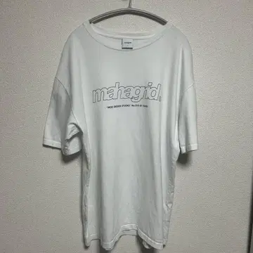 mahagird. THIRD LOGO TEE L 화이트