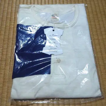 WAREHOUSE Lot 4058 7부 소매 베이스볼 (헨리넥) 무지