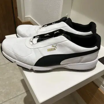 Puma 골프 스파이크 슈즈 화이트/블랙