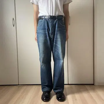 색빠짐 양호 Lee W36 데님 LM5010 일본제 워싱 허니컴