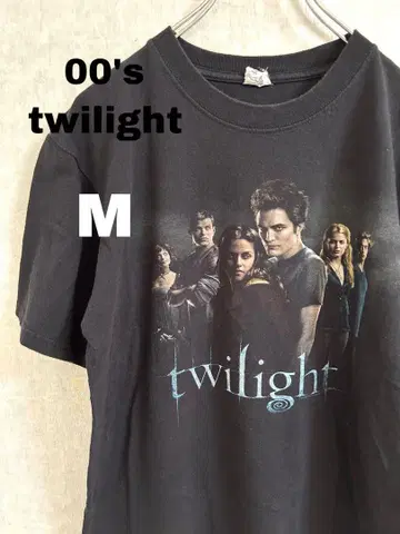 00's TWILIGHT 트와일라잇 반팔 티셔츠 블랙 영화 M 무비