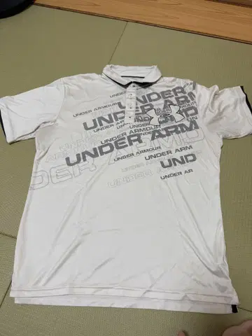UNDER ARMOUR 피케 셔츠 L 사이즈 화이트