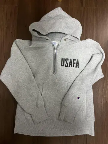Champion 리버스 위브 USAFA 하프 지퍼 복각