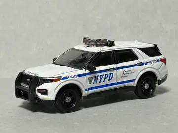 그린라이트 1/64 포드 익스플로러 NYPD 미니카