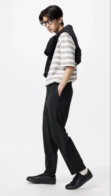 UNIQLO 울트라 스트레치 팬츠 M 블랙