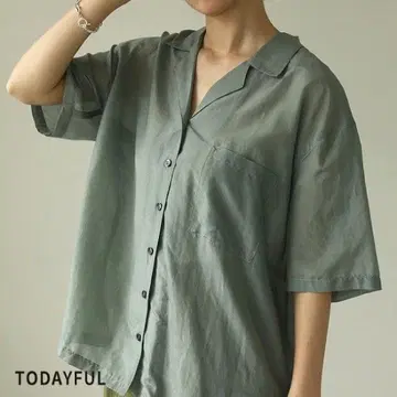 TODAYFUL Silk Boyfriend Shirts