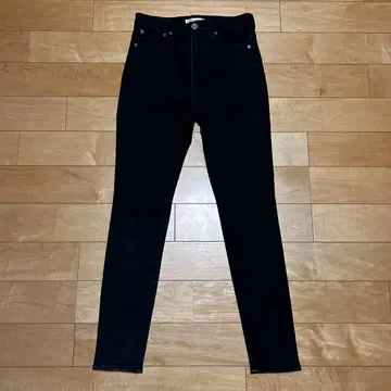 MOUSSY 블랙 리버스 스키니 데님 fm14m