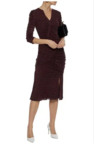 Diane von Furstenberg 도트 무늬 원피스 XXS