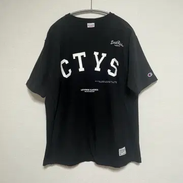 Champion x Let it Ride 티셔츠 블랙 M 사이즈