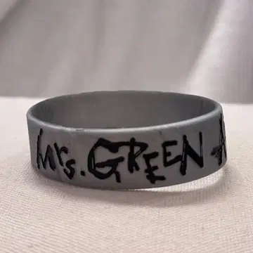[익명 배송] Mrs.GREEN APPLE 러버 밴드 그레이 실버