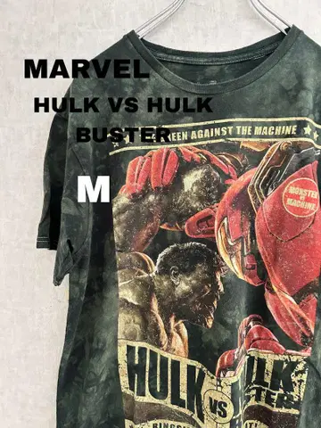 MARVEL 어벤져스 HULKvsHULK BUSTER 티셔츠 M
