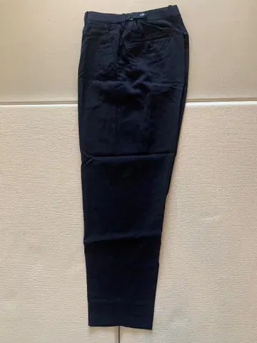 블랙 플리티드 슬랙스