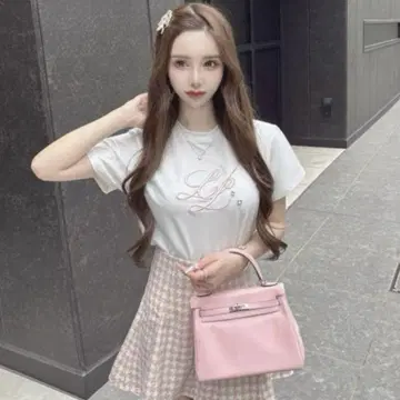 lumignon LL heart bijou 티셔츠 핑크