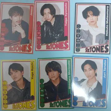 SixTONES 엽서 6매 세트