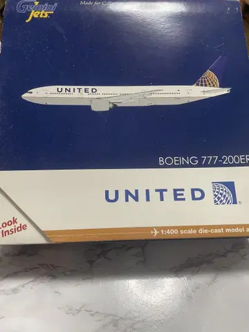 유나이티드 항공 보잉 777-200ER 구도장 제미니제트