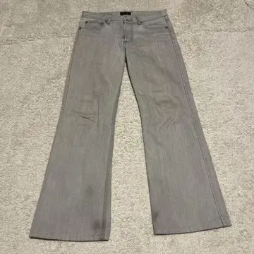 APC 그레이 플레어 데님 팬츠