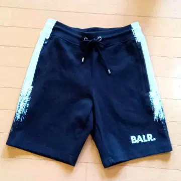 XS BALR. 숏팬츠 숏팬츠 저지 하프 팬츠 맨투맨 블랙