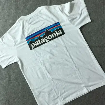 patagonia 파타고니아 티셔츠 남성용 M 사이즈 화이트 새상품급