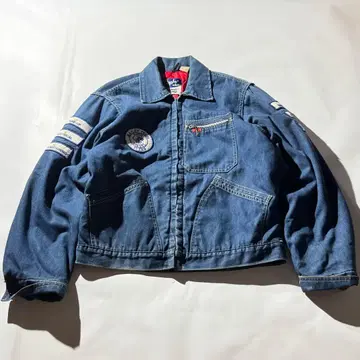 70s Bigsmith 데님 블루종 자켓 y2k