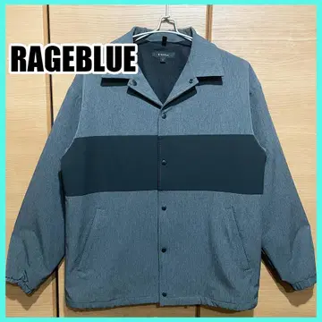 구제 RAGEBLUE 나일론 자켓 바이컬러 그레이/블랙 M