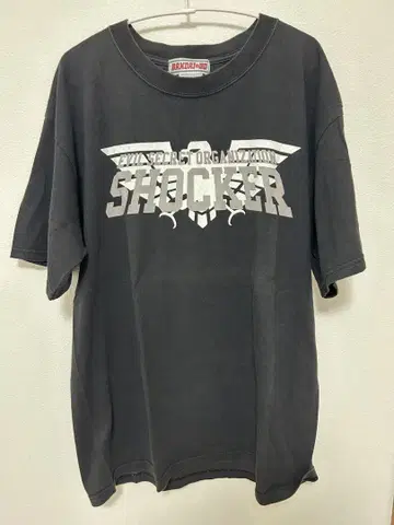 BANDAI SHOCKER T 셔츠 블랙